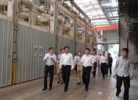 绍兴市市委书记陈金彪莅临我司考察调研